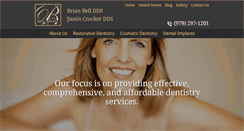 Desktop Screenshot of belldentalsmiles.com